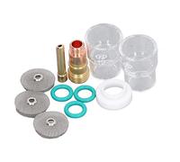 Marhynchus Tazza in Vetro per Torcia per Saldatura, Materiale in Rame, Kit di Accessori da 11 Pezzi per Torcia WP17 WP18 WP26