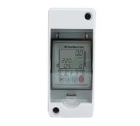 Marhynchus Timer Contatore Intelligente WiFi, Interruttore Automatico di Controllo Remoto con Display LCD per Protezione Perdite di Sovratensione e Sottotensione