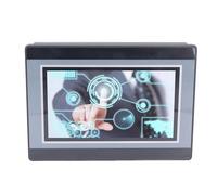 Marhynchus Touchscreen PLC HMI, 7in PLC HMI Touchscreen DC24V 5A Logico Programmabile Controller Logico a 2 Via K Misurazione della Temperatura della Termocoppia 12in, Controller