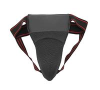 Marhynchus Uomini Protezione Inguinea della Coppa Atletica Dell'inguine con Cinturini Elastici Tessuto a Maglie Traspirante per il Kickboxing Boxe Karate Taekwondo (BLACK)