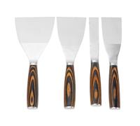 Marhynchus Utensile Manuale per Cartongesso, Lama per Stucco Leggera in Acciaio Inossidabile e Legno di Faggio per attività di Verniciatura e Finitura Efficienti