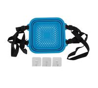 Marhynchus Vasca da Bagno di Ghiaccio, Secchiello da Bagno di Ghiaccio Pieghevole Portatile in Silicone con Tecnologia di Raffreddamento Rapido per gli Atleti Che Viaggiano a Casa per la (BLUE)