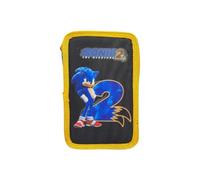Mari Cart Sonic 2 Astuccio Tre zip Completo di cancelleria
