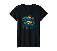 Mari Il Giorno Divertente Crociera Vacanza Nautica Oceano Sole Maglietta, Donna, Nero, 3XL