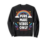 Mari Vibes Only Cute Retro Girls Mari Name Felpa