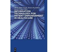 Maria Adela Gra Information Technology for Patient Empowermen (Copertina rigida)