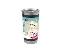 Maria Antonita Kawaii Bicchiere termico in acciaio inox doppia parete
