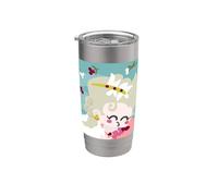 Maria Antonita Kawaii Bicchiere termico in acciaio inox doppia parete