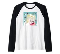 Maria Antonita Kawaii Maglia con Maniche Raglan
