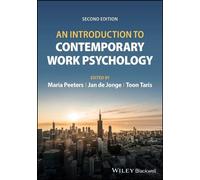 Maria C.W. Peeters An Introduction to Contemporary Work Psychology (Tascabile)