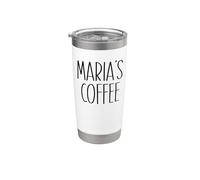Maria Caffè Personalizzato Nome Maria Bicchiere termico in acciaio inox doppia parete