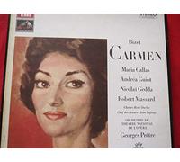 Maria Callas - Carmen, opéra de Bizet, Maria Callas, Andréa Guiot, Nicolaï Gedda, Robert Massart, choeurs et orchestre l'opéra de Paris, Direction : Georges Prëtre - Coffret 3 disques EMI stéréo 0034/36