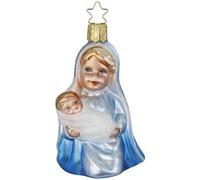 Maria E Gesù Ornamento Natalizio Inge-Glas 9,5 Cm