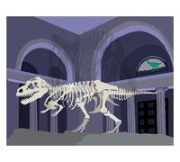 Maria Kernahan Michael Schafbuch T-rex Matted Print (Tascabile)