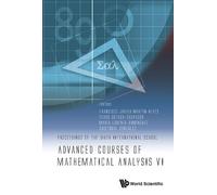 Maria Lorente-d Advanced Courses Of Mathematical Analysis Vi (Copertina rigida)
