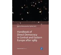 Maria Marczewsk Handbook of Direct Democracy in Central and E (Copertina rigida)