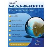 Maria Miller Math Mammoth Factors & Factoring (Tascabile)