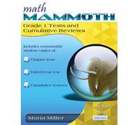 Maria Miller Math Mammoth Grade 1 Tests and Cumulative Reviews (Tascabile)