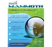 Maria Miller Math Mammoth Grade 2-A Worktext (Tascabile)