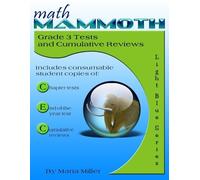 Maria Miller Math Mammoth Grade 3 Tests and Cumulative Reviews (Tascabile)