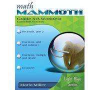 Maria Miller Math Mammoth Grade 5-B Worktext, Canadian Version (Tascabile)