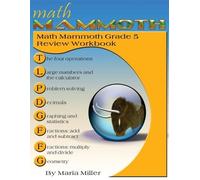Maria Miller Math Mammoth Grade 5 Review Workbook (Tascabile)