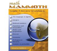 Maria Miller Math Mammoth Grade 7 Review Workbook (Tascabile)