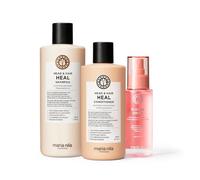 Maria Nila, Head & Hair Heal Beauty Box - Shampoo, Balsamo e Floral Drift | Aloe vera e Piroctone Olamine idratano e leniscono il cuoio capelluto, aiutando a prevenire forfora e desquamazione