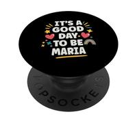 Maria Personalized Retro Girls Custom Maria Name PopSockets PopGrip Adesivo