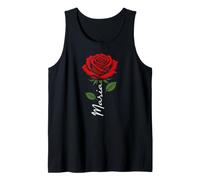 Maria Personalizzato Rose Nome Elegante Floreale Donne Ragazze Canotta