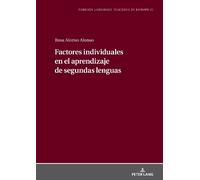 María Rosa Alon Factores individuales en el aprendizaje de se (Copertina rigida)