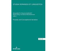Maria Selig Prosody and Conceptional Variation (Copertina rigida)