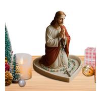 Maria - Supporto per rosario religioso cattolico | Espositore per perline di preghiera per soggiorno, libreria, camera da, studio, desktop, comodino, matrimonio