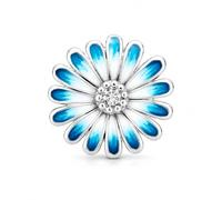 MariaFonte Charm New 2025 Compatibile Tutte Marche Margherita Blu Rosa Ciondoli Originale Charming Beads Argento 925 Amicizia Mamma Bead Portafortuna Cuore Famiglia Perline Natale Donna Set