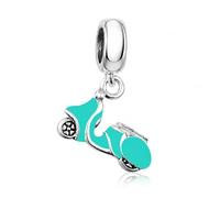MariaFonte Charm New 2025 Compatibile Tutte Marche Scooter Moto Bike Ciondoli Originale Charming Beads Argento 925 Amicizia Mamma Bead Portafortuna Cuore Famiglia Perline Natale Donna