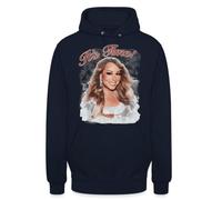 Mariah Carey All I Want for Christmas | Maglione natalizio con cappuccio, blu navy, S