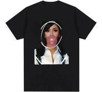 Mariah The Scientist Bubble Gum Graphic T Shirt Retro Style Men Short Sleeve Tees Fashion Oversized Tops Streetwear Black S