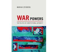 Mariah Zeisberg War Powers (Copertina rigida)