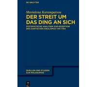 Marialena Karampatsou Der Streit Um Das Ding an Sich (Copertina rigida)