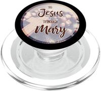 Marian Citazione Rosario che dice Santa Maria Cattolica Mariana PopSockets PopGrip per MagSafe