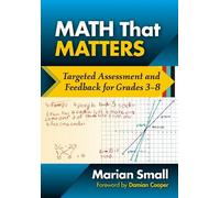 Marian Small Math That Matters (Tascabile)