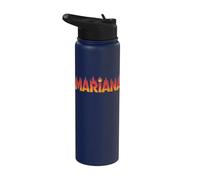 Mariana On Fire - Parola artistica con nome e scritta "Cute Custom" Stainless Steel Insulated Water Bottle