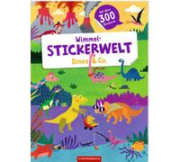 Mariana Ruiz Jo Wimmel-Stickerwelt - Dinos & Co.: Mit über 30 (Copertina rigida)