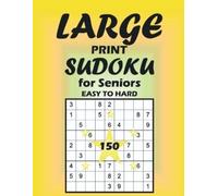 Mariana Stefan Large Print Sudoku for Seniors Easy to Hard (Tascabile)