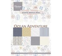 Marianne Design - Blocco di carta, motivo: oceano, formato A5