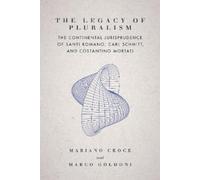 Mariano Croce Marco Goldoni The Legacy of Pluralism (Copertina rigida)