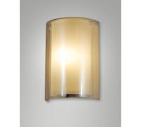 MARIBEL APPLIQUE AMBRA IN VETRO 1 LUCE ATTACCO E27 IP20