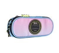 Maricart | Astuccio Ovale Lonsdale per Scuola Media e Superiore da Ragazzo o Ragazza con Scomparto Unico e Zip - Astuccio Baulotto University Gradiation Glitter