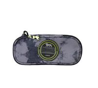 Maricart | Astuccio Ovale Lonsdale per Scuola Media e Superiore da Ragazzo o Ragazza con Scomparto Unico e Zip - Astuccio Baulotto University Grey