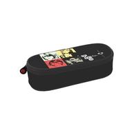 Maricart - Astuccio Taylor Swift, Round Tombolino Portapenne per Scuola, Scuola Elementare, Scuola Media, Chiusura con Zip (Taylor Swift, Nero, Standard)